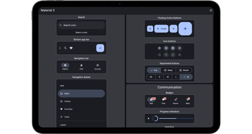 Material Components Hero Image