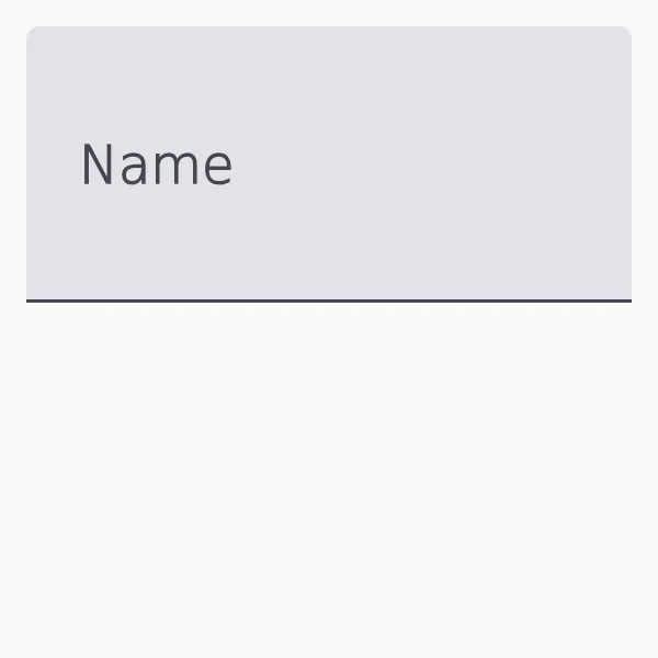 TextField example